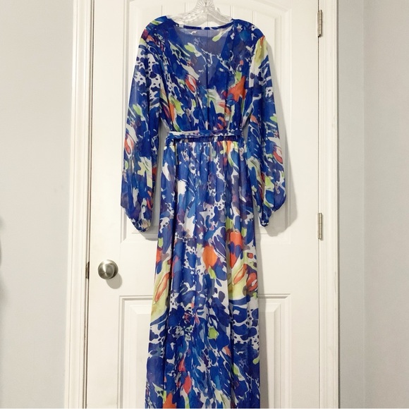 Nuofengkudu Painterly Maxi Dress - Picture 4 of 4